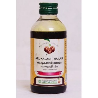 Vaidyaratnam Ayurvedic Arukaladi Thailam, 200 ml.